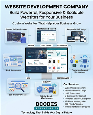 Website Development Company – Build Powerful, Responsive & Scalable Websites