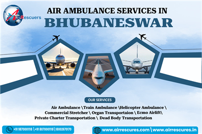 Air Ambulance Services in Bhubaneswar – Coordinated Medical Transportation