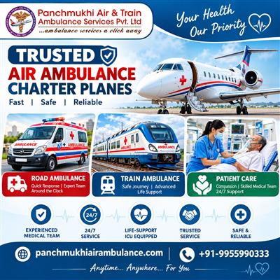 Panchmukhi Hi Tech Air Ambulance in Ernakulam- service delivered at pocket