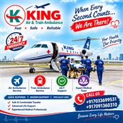King Hi Tech Train Ambulance in Ranchi- affordable cost and comfortable journey