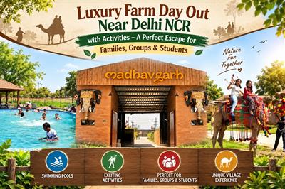 Madhavgarh Farms – Family Day Out, Activities & Farm Experience Near Gurgaon