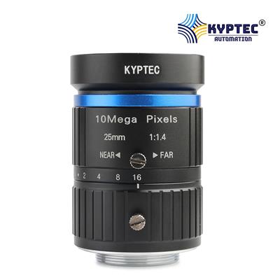 25 MM 10 Megapixel Machine Vision Lens for 1-Inch C-Mount Industrial Cameras