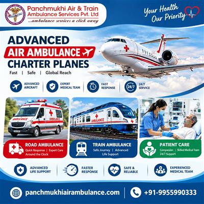 Panchmukhi Hi Tech Air Ambulance in Guwahati- Emergency Evacuation Support