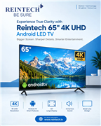 Reintech 65 inch 4K UHD Android LED TV
