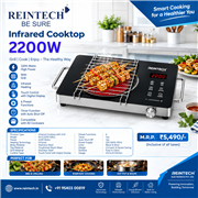 Cook faster, safer & smarter with Reintech Induction and Infrared Cooktops.