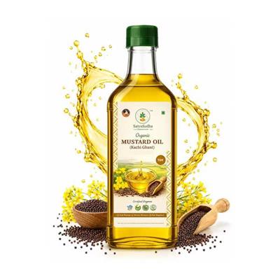 Pure Organic Cold Pressed Mustard Oil for Authentic Taste