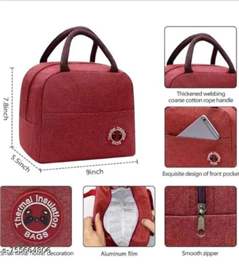 Insulated lunch bag combo