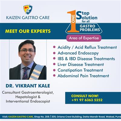 Best Gastroenterologist in Pune | Gastroenterology Hospital in Pune: Kaizen Gast