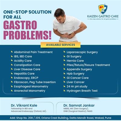 Best Gastroenterologist in Pune | Gastroenterology Hospital in Pune: Kaizen Gast