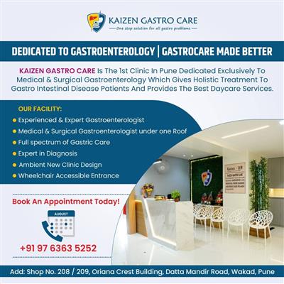 Best Gastroenterologist in Pune | Gastroenterology Hospital in Pune: Kaizen Gast