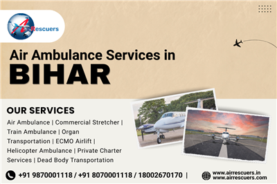 Air Ambulance Services in Bihar