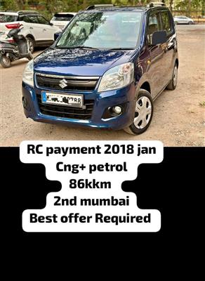 Wagon R cng Lxi 2018 january