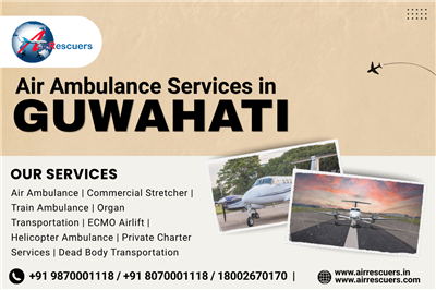 Air Ambulance Services in Guwahati Minutes Matter, We Fly