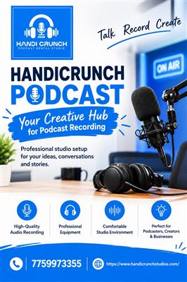 Handicrunch Podcast - Your Creative Hub For Podcast Recording