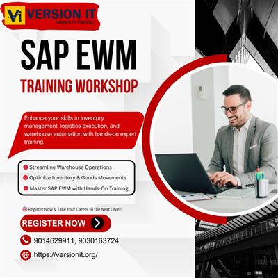 Master SAP EWM with Version IT- One of the Best SAP EWM Training in Bangalore