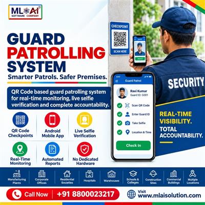 Guard Patrolling System | MLAI Solution QR Code Guard Security System