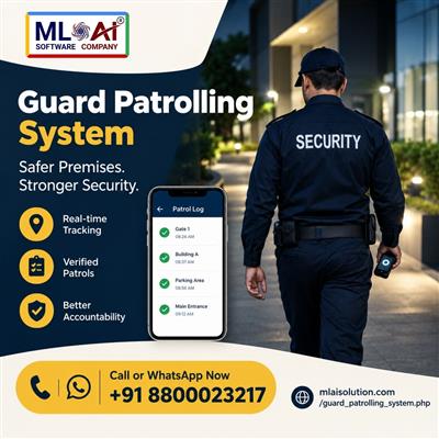 Guard Patrolling System | MLAI Solution QR Code Guard Security System