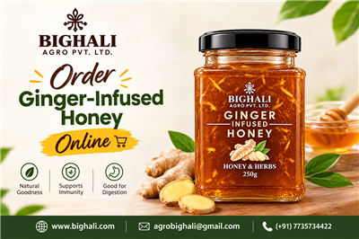 Buy Ginger-Infused Honey Online in India for Daily Wellness