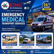 King Train Ambulance from Bhopal- ideal for conducting easy transfer