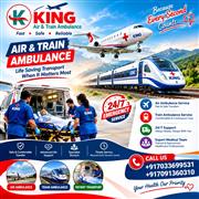 King Affordable Train Ambulance from Siliguri- Hi risk patients transferred easi