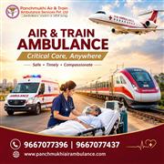 Panchmukhi Train Ambulance in Patna- long distance medical transfer