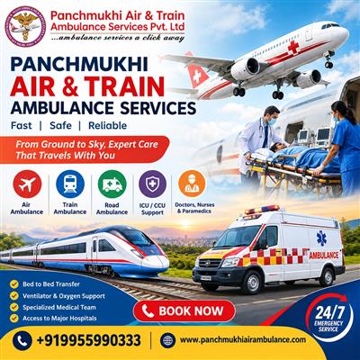Panchmukhi Train Ambulance in Patna- experience care and comfort in transit