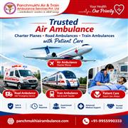 Panchmukhi ICU Air Ambulance in Delhi- Reliable Medical Transport Service