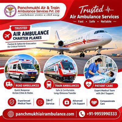 Panchmukhi High-Tech Air Ambulance in Hyderabad – Transporting patients