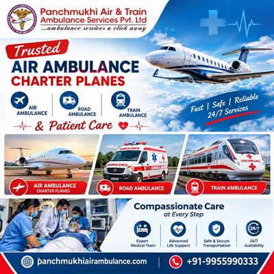 Panchmukhi Air Ambulance from Ranchi- Medical Evacuation Support given on time