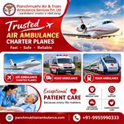 Panchmukhi Affordable Air Ambulance in Kolkata- well Coordinated Air Transfer