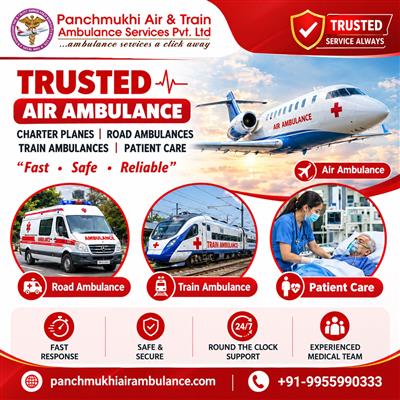 Panchmukhi Low Cost Air Ambulance in Guwahati- Patient Transport Services