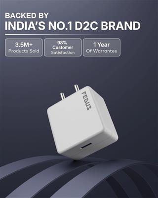 FEDUS Bolt PRO 100W SuperVOOC Charger with USB-A to Type C Cable