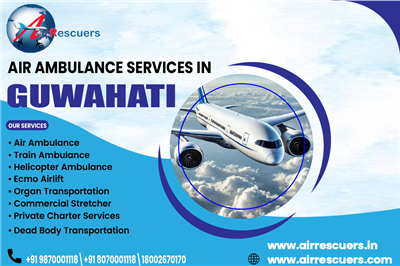 Air Ambulance Services In Guwahati Health first