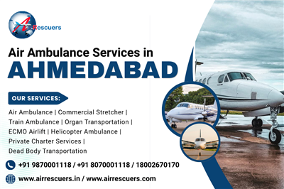 Air Ambulance Services in Ahmedabad healthy life