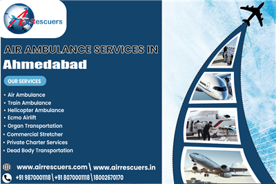 Air Ambulance Services in Ahmedabad healthy life