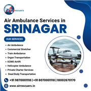 Specialized Air Medical Transportation from Srinagar for Critical Patients