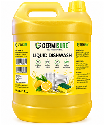 Liquid Dish wash | Germisure Liquid Dish Wash Lemon