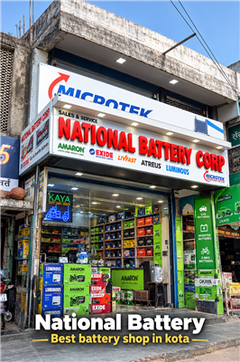 National Battery - Inverter battery shop in kota