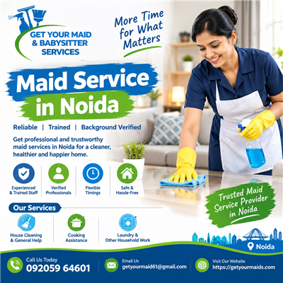 GetYourMaid – Trusted Maid, Babysitter, Cook & Elderly Care Services in Noida