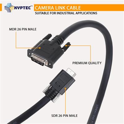 SDR-26 Pin Male to MDR-26 Pin Male Industrial Camera Link Cable – Kyptec Automat