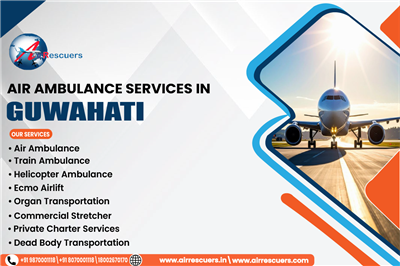 Air Ambulance Services In Guwahati final hospital