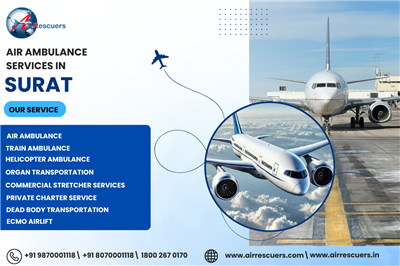 Air Ambulance Services in Surat Stronger Care