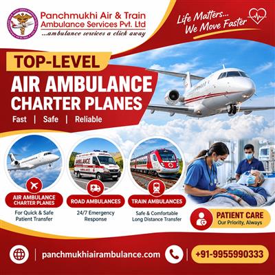 Panchmukhi Air Ambulance Cost from Mumbai- Hospital Transfer Support 24/7