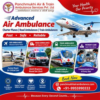 Panchmukhi Best Patient Shifting Ambulance in Ernakulam- authentic support offer