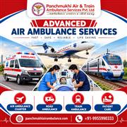Panchmukhi Hi Tech Air Ambulance in Hyderabad- Safe Patient Transfer with hospit