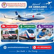 Panchmukhi Affordable Air Ambulance in Ranchi- Intercity Medical Flights