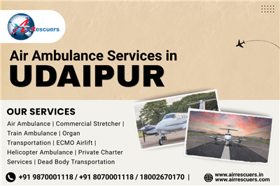 Air Ambulance Services in Udaipur fitness to fly