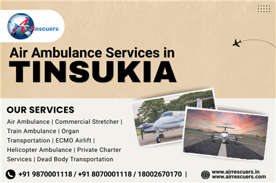 Air Ambulance Services in Tinsukia medical professionals