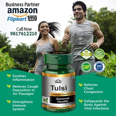 Tulsi capsule can treat the common cold, help soothe your throat, and cleans you