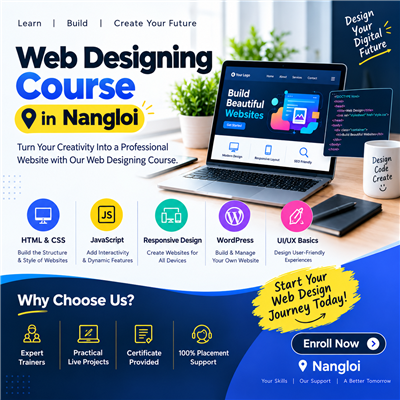Web Designing Course in Nangloi – Learn Website Design at BS Coaching Centre
